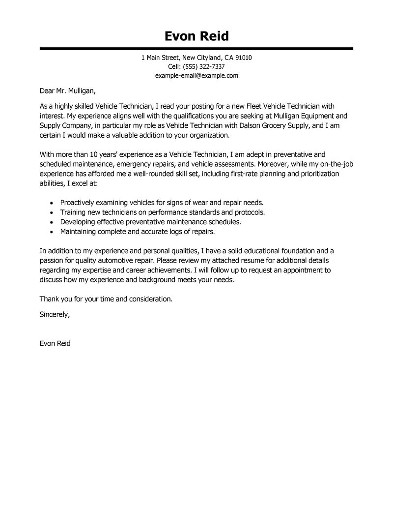 dispatcher cover letter examples