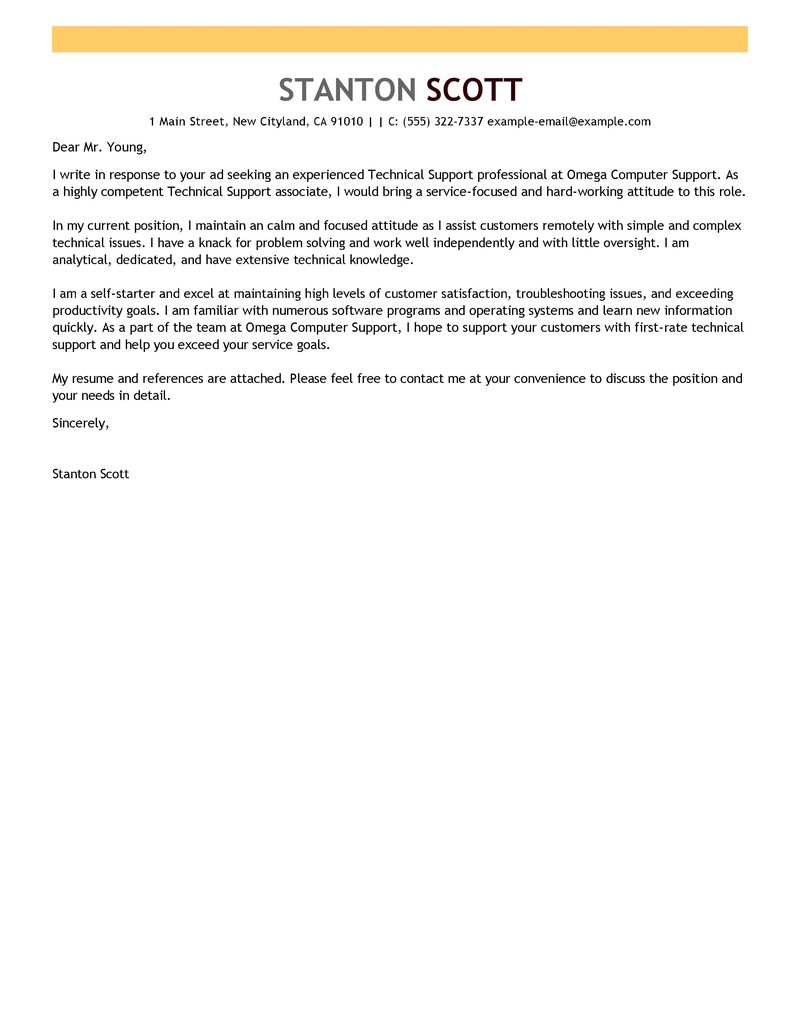 installation letter