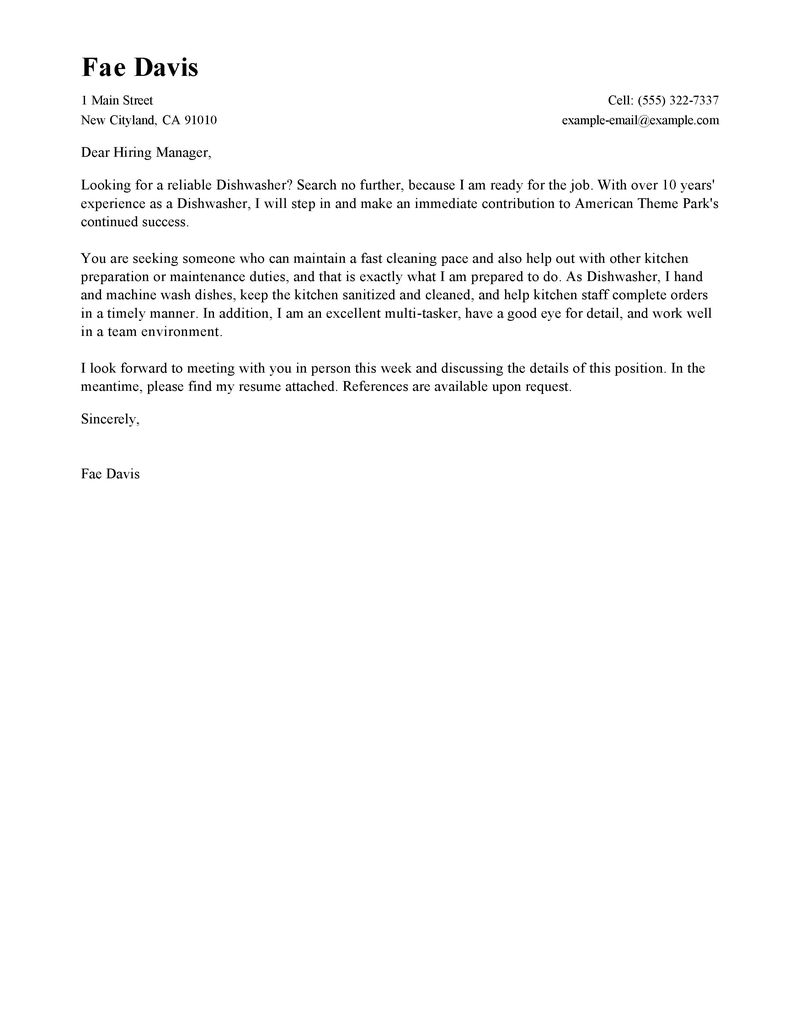sample cover letter for healthcare jobs