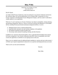 cover letter agricultural engineer agricultural cover letter