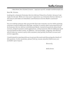 Cover Letter Customer Service Fashion Covering Letter
