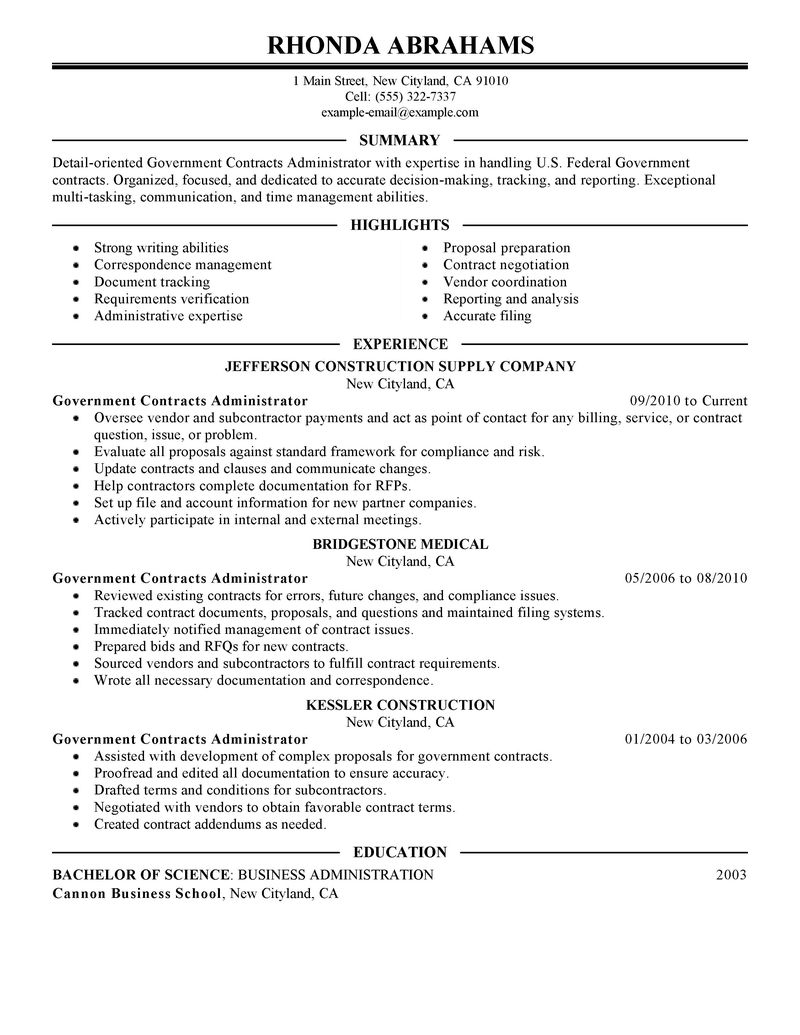 Military Resume Examples by MOS