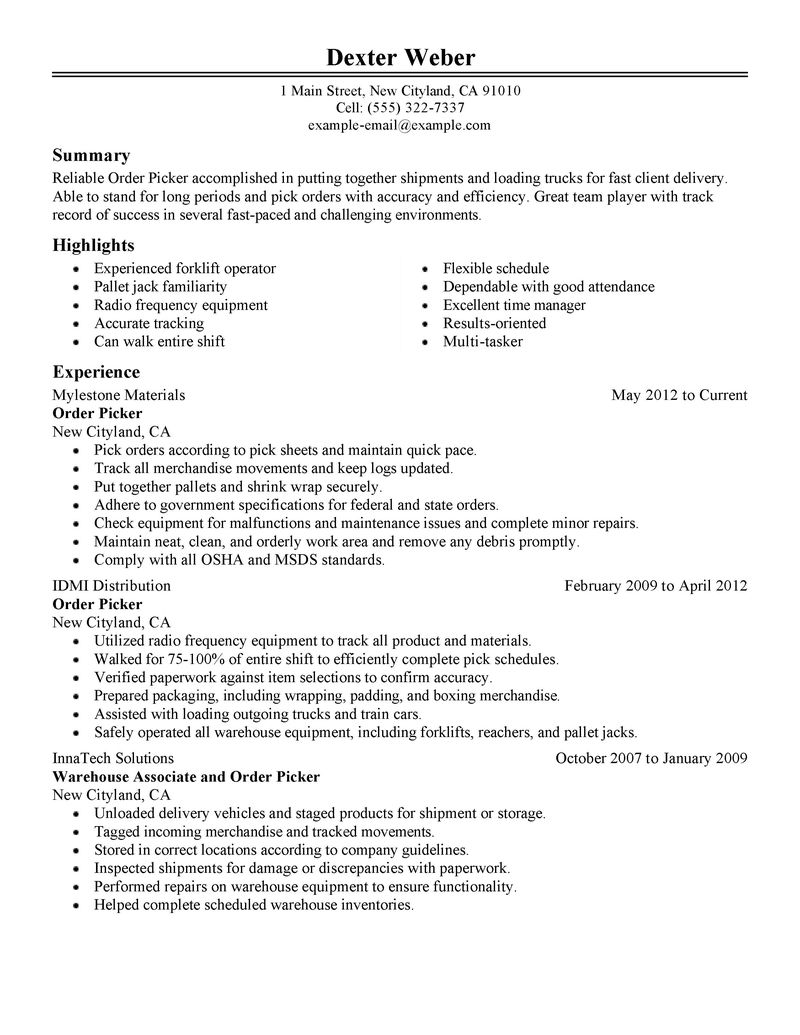 Military to civillian resume