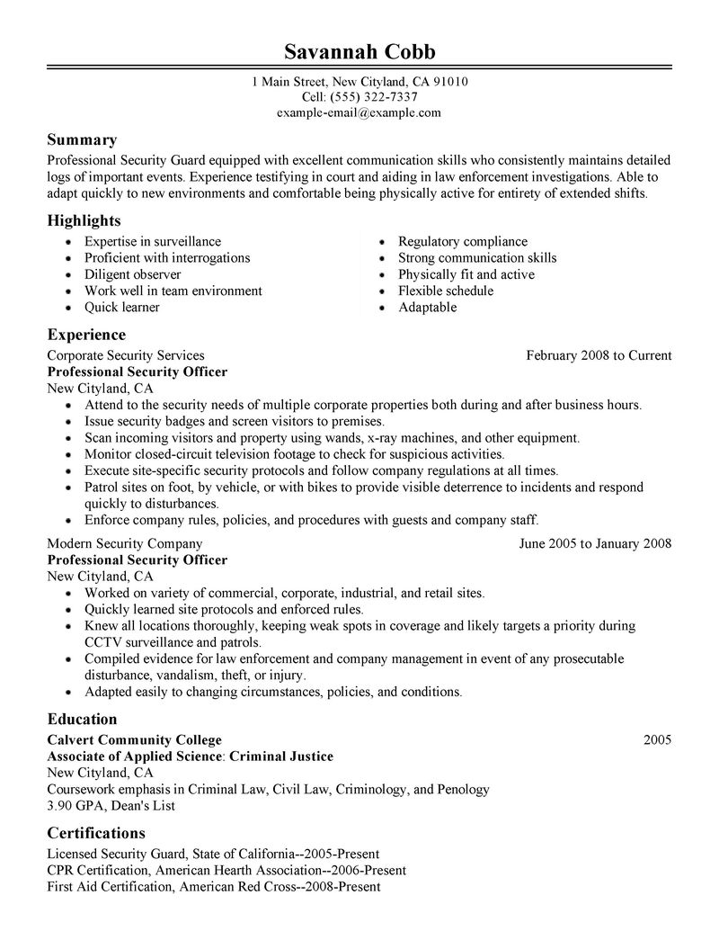 List your own business resume