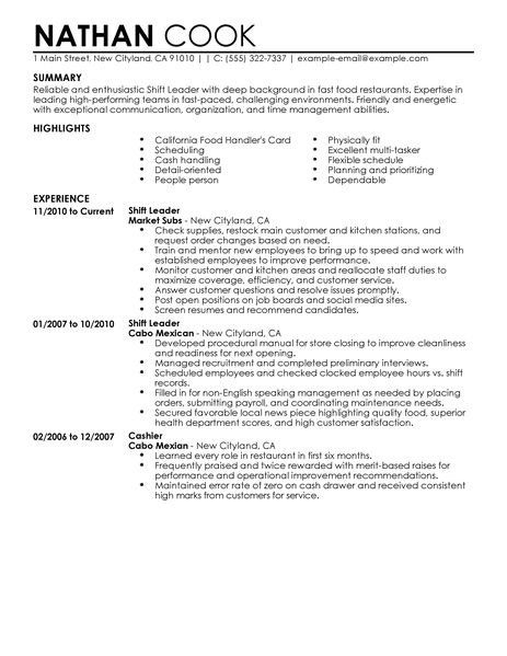 Substitute teacher resume sample | example 