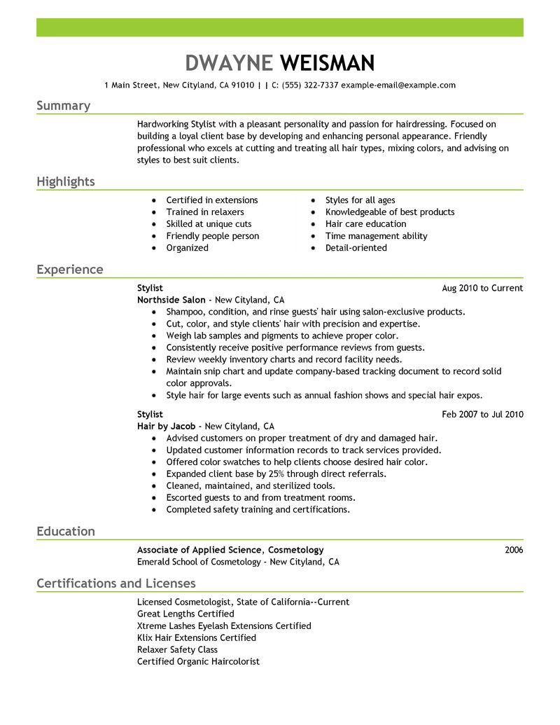 Masonry resume