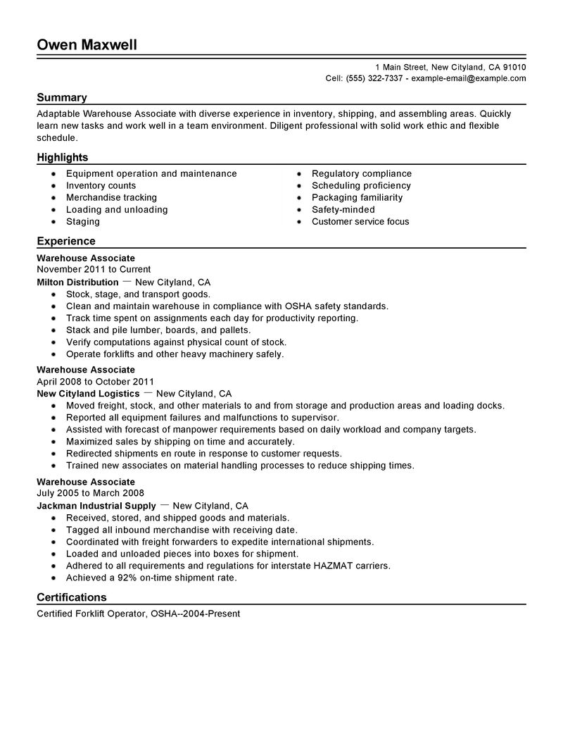 Proof operator resume