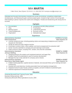 Great qualifications for resume