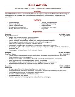 bartender resume examples media entertainment resume sample help desk supervisor resume