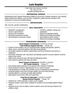 Home health physical therapist resume