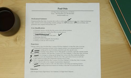 Best buy resume application review
