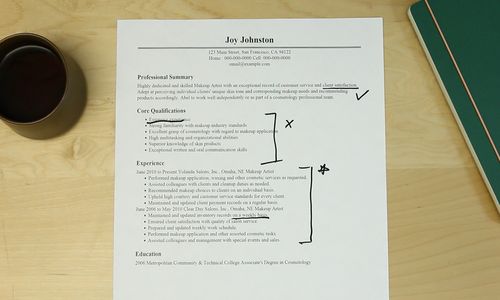 commercial artist resume