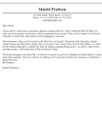 sample announcement letters letter samples livecareer com letter of recommendation for appointment to board