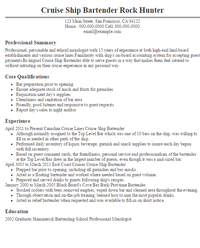 Cruise Ship Bartender Sle Resume bartender resumes sle resumes livecareer Cruise Ship Bartender Sle Resume bartender resumes sle resumes livecareer