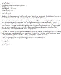 thank you letter after dental school free thank you letter sles thank you letter after dental school free thank you letter sles