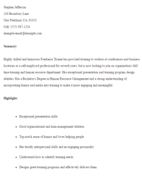 resume format for freelance trainers trainer resumes sle resumes livecareer resume format for freelance trainers trainer resumes sle resumes livecareer