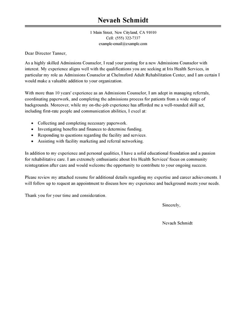 Cover Letter For Survey Enumerator  Cover Letter