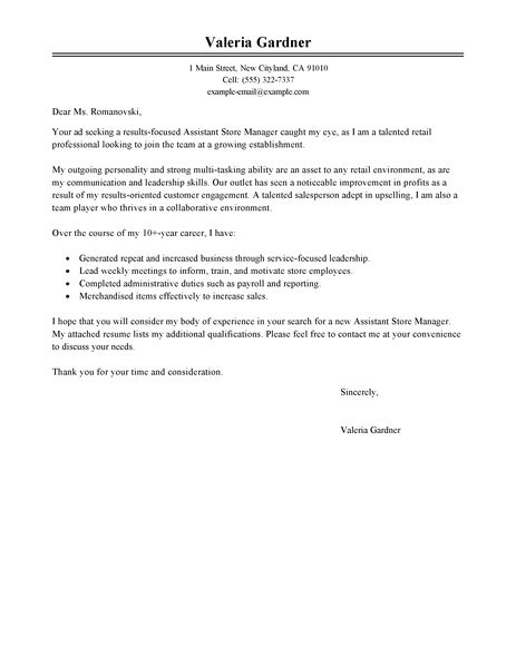 Retail Sales Cover Letter from www.livecareer.com