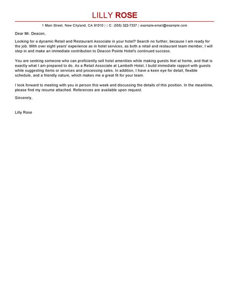modern cover letter examples