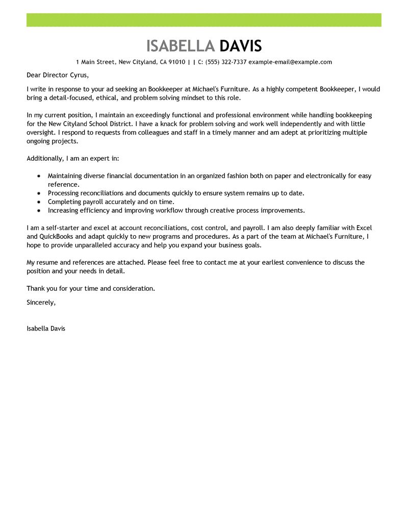 Accounting graduate job cover letter