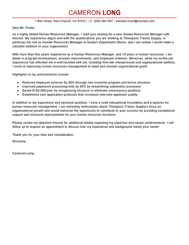 Placement coordinator cover letter