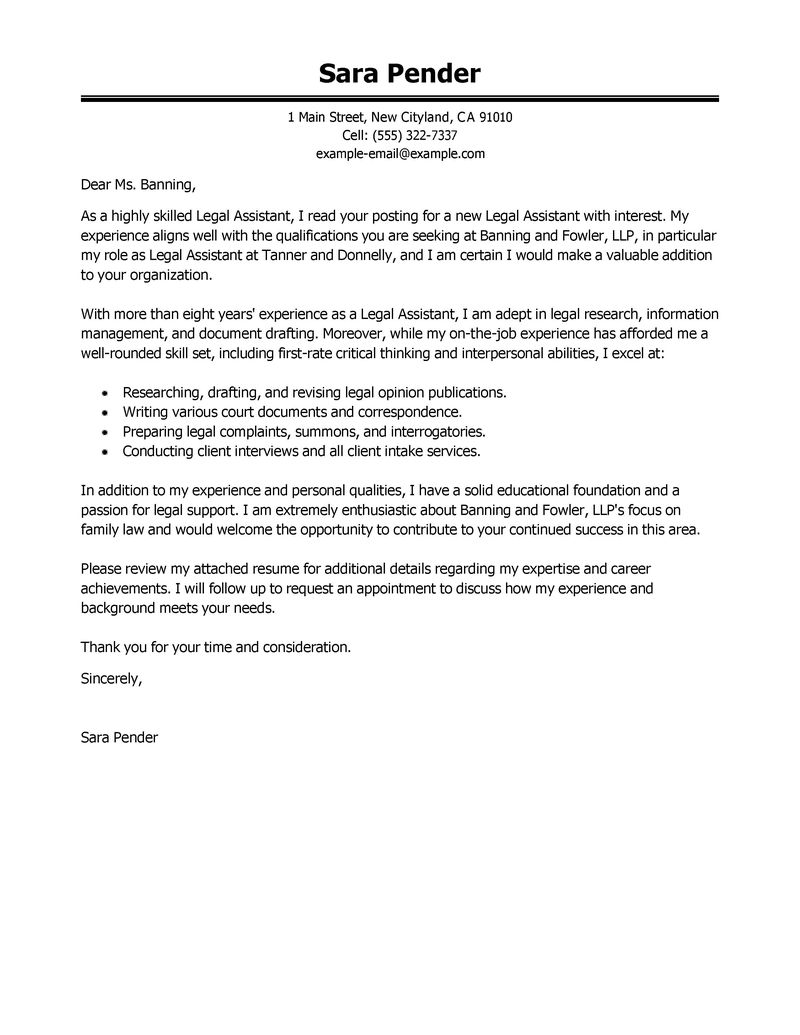 Cover letter template for research position