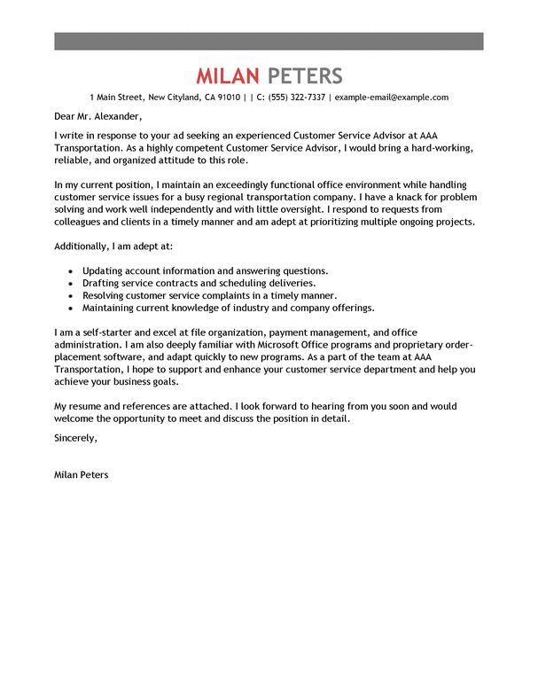 cover letter writers