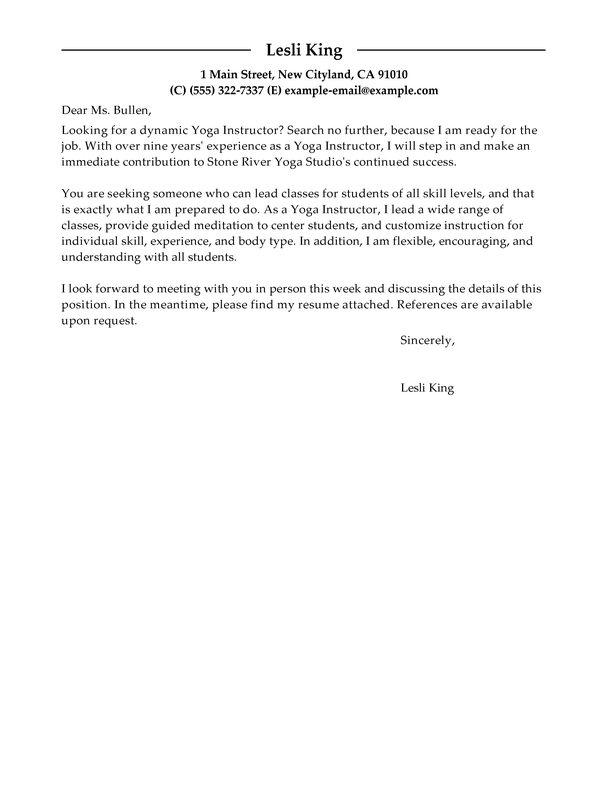 adjunct cover letter