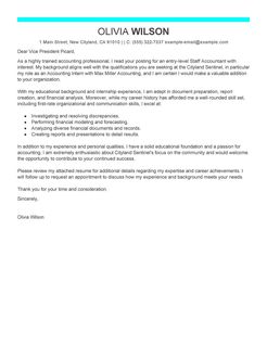 Cover letter examples for accounting students