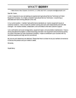 maintenance technician cover letter examples service desktop support technician cover letter