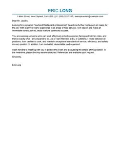Resignation Letter For Kitchen Restaurant Manager Resignation Letter For Kitchen Restaurant Manager