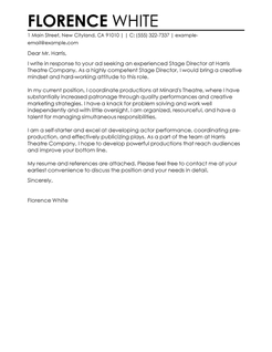 good resume cover letter examples