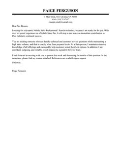 Cover letter for sales support executive