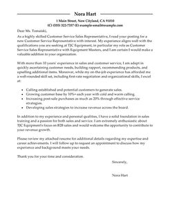 Financial customer service representative cover letter