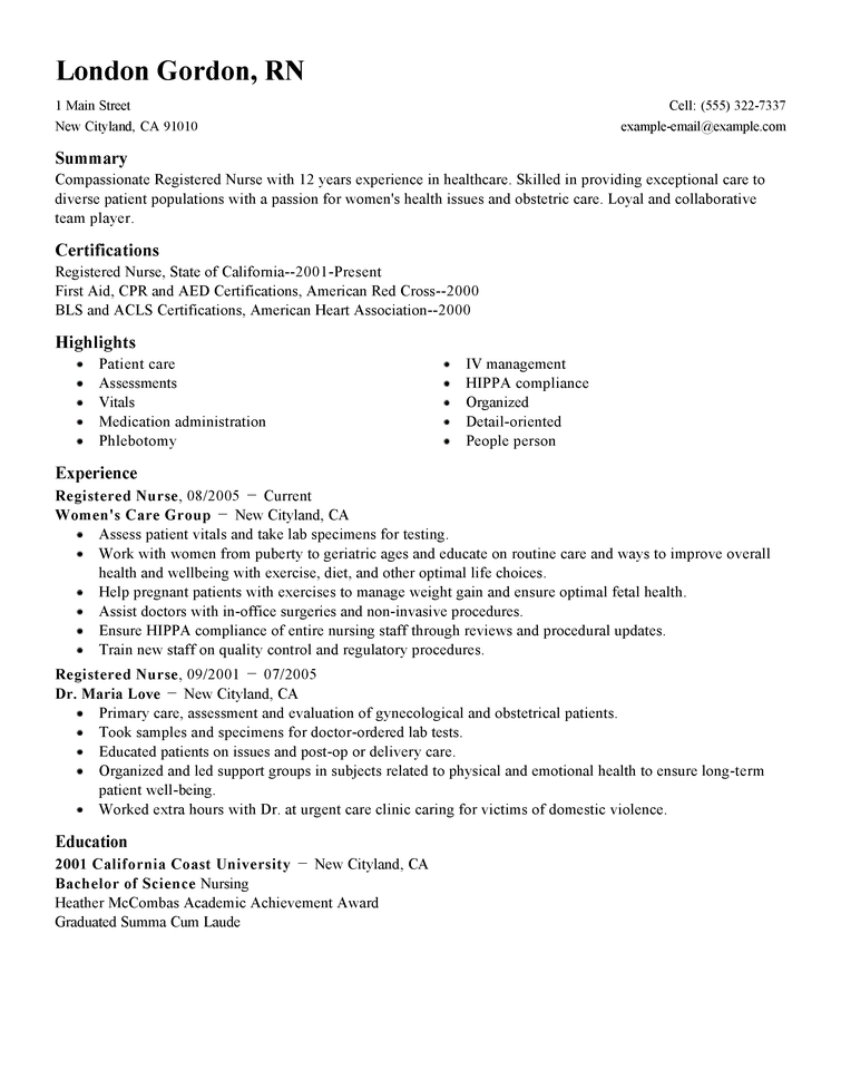 Free Resume Examples by Industry  Job Title  LiveCareer