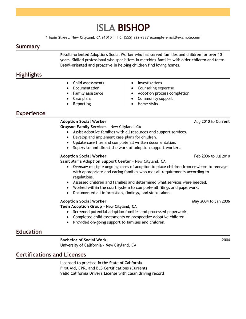 Family case study social work