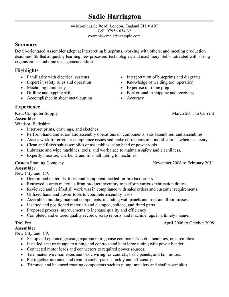 Mechanical electrician resume examples