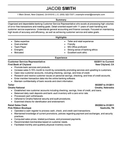 Resume helper customer service