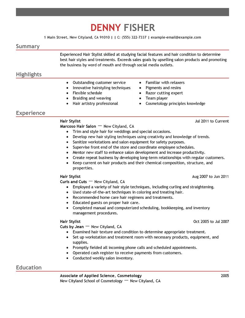 It career resume sample