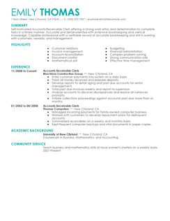 Account Receivable Resume account receivable resume example account receivable resume example Accounts Receivable Clerk Resume Example Account Receivable Resume click here to download this accounts payable resume template httpwww Accounts Receivable Clerk Resume Example