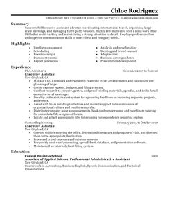 Office support resume