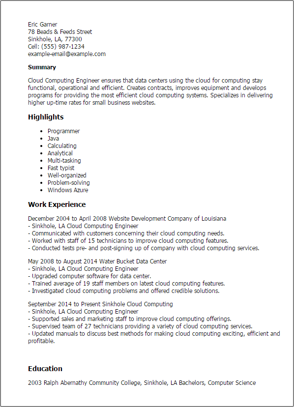 latest resume style