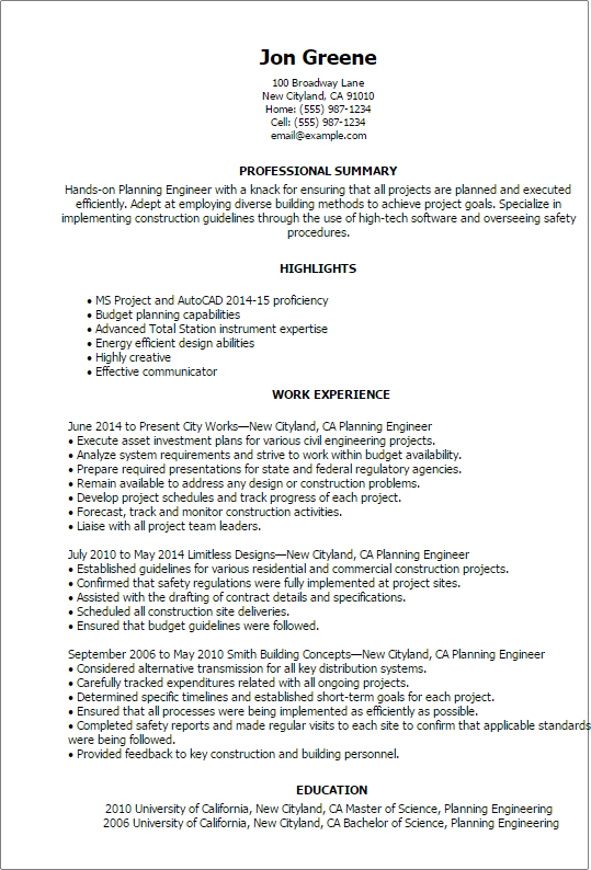 engineering resume tips
