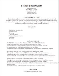 hospitality resume templates