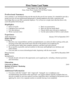 popular cv templates