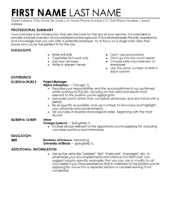 resume templaters