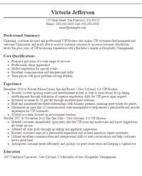 duties of a hostess for resumes