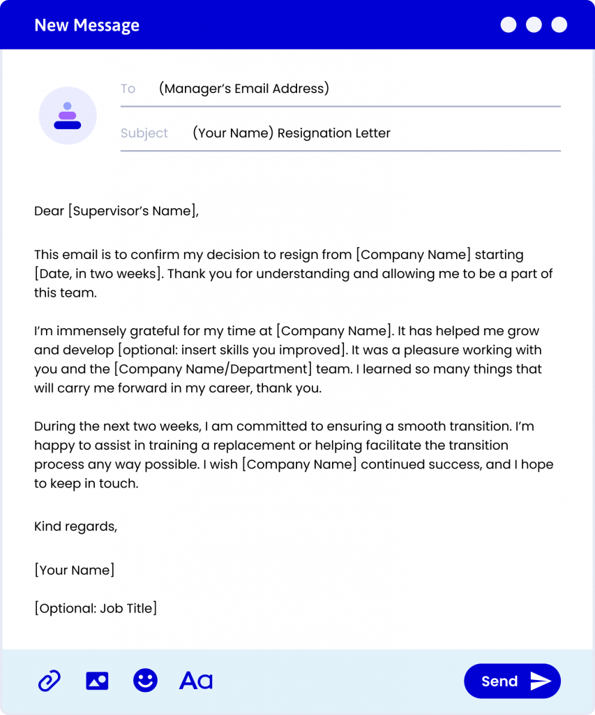 Two Weeks Letter Email Template 853x1024 1