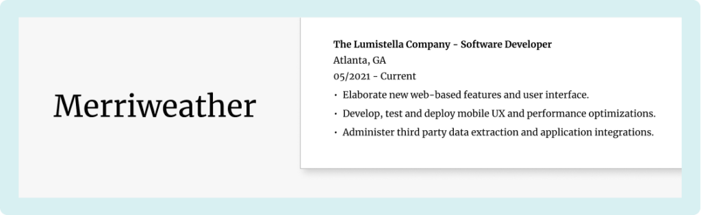 Merriweather Font Img