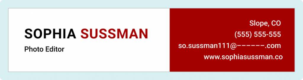 Website Link Contact Info